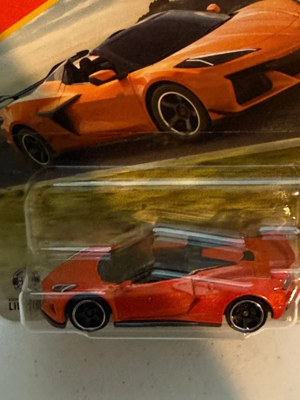 Matchbox 2023 Chevy Corvette Z06 Convertible Orange 48/125 Diecast